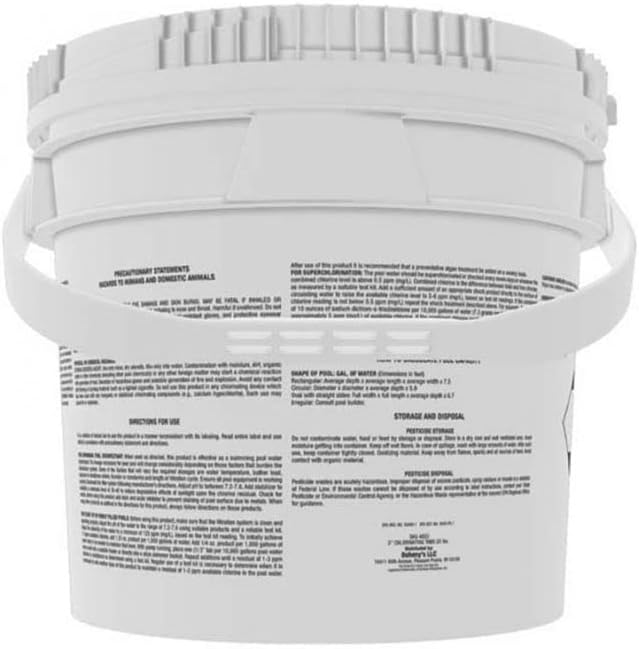 Doheny's 3 Inch Stabilized Chlorine Tablets | Pro-Grade Pool Sanitizer. Long Lasting. Slow Dissolving. 99% Pure Tri-Chlor. Individually Wrapped - 50lb