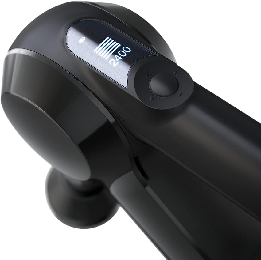 TheraGun Elite Ultra-Quiet Percussion Massage Gun for Deep Tissue Muscle Pain Relief. Handheld Electric Massager Perfect for Neck. Back. and Full Body Tension. Bluetooth and USB-C Charging. 5th Gen