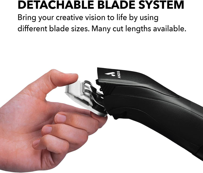 79170 Pulse Zr II 5-Speed Detachable Blade Clipper. Cordless Animal/Dog Grooming. Removable Lithium Ion Battery. LED Charge Light. Black