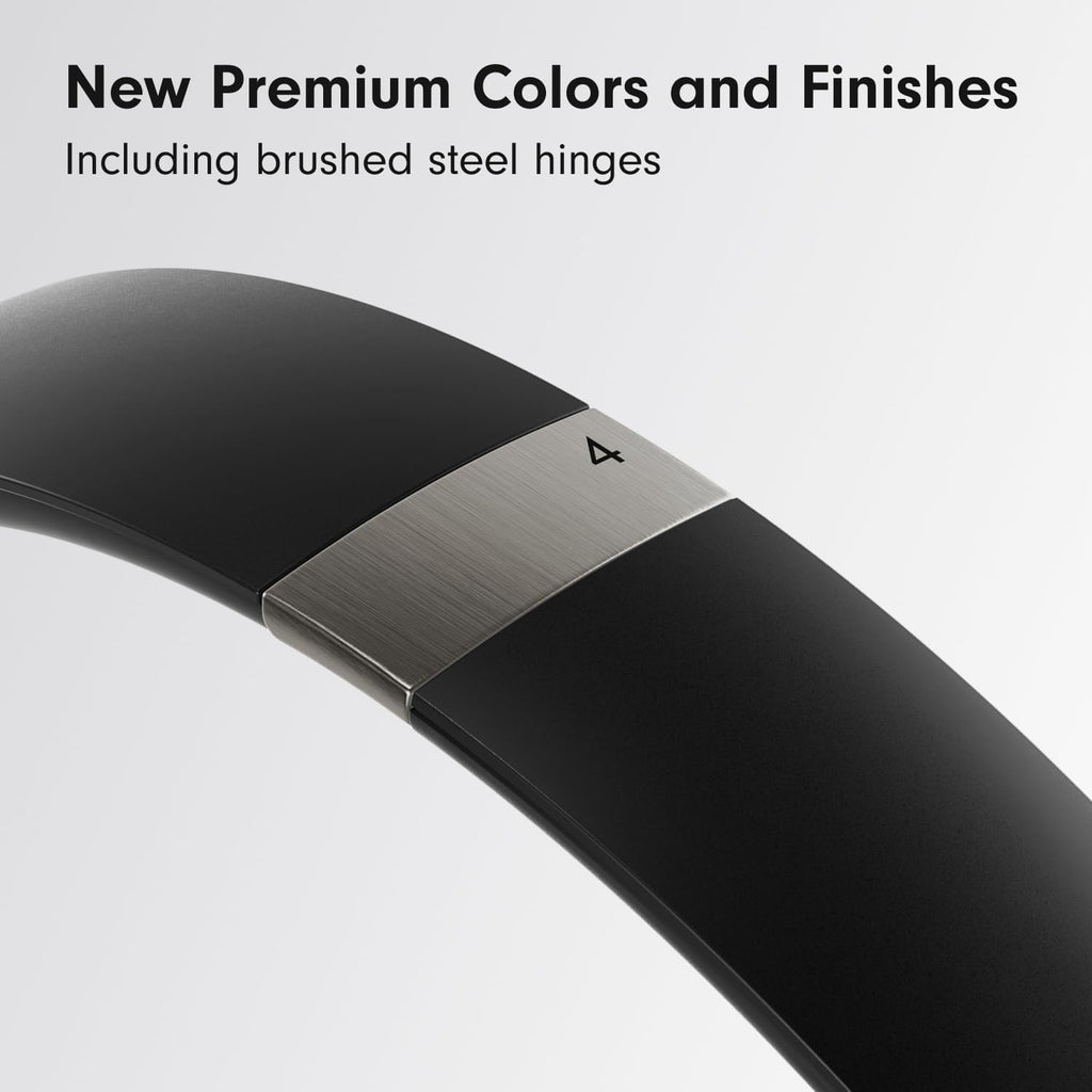 Wireless on-ear Bluetooth headphones.
