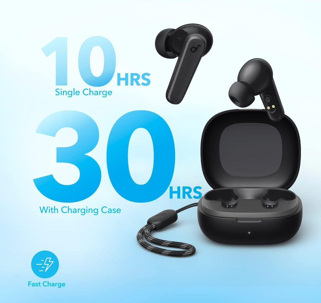 True Wireless Earbuds — 10mm drivers, powerful bass