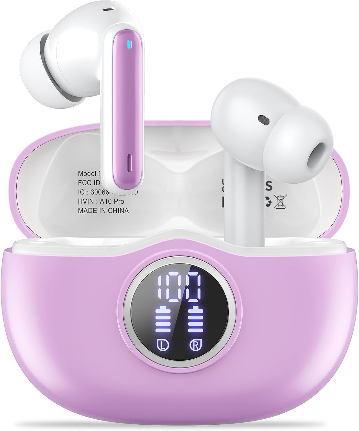 Wireless Earbuds — Bluetooth 5.3 Hi-Fi Stereo Headphones