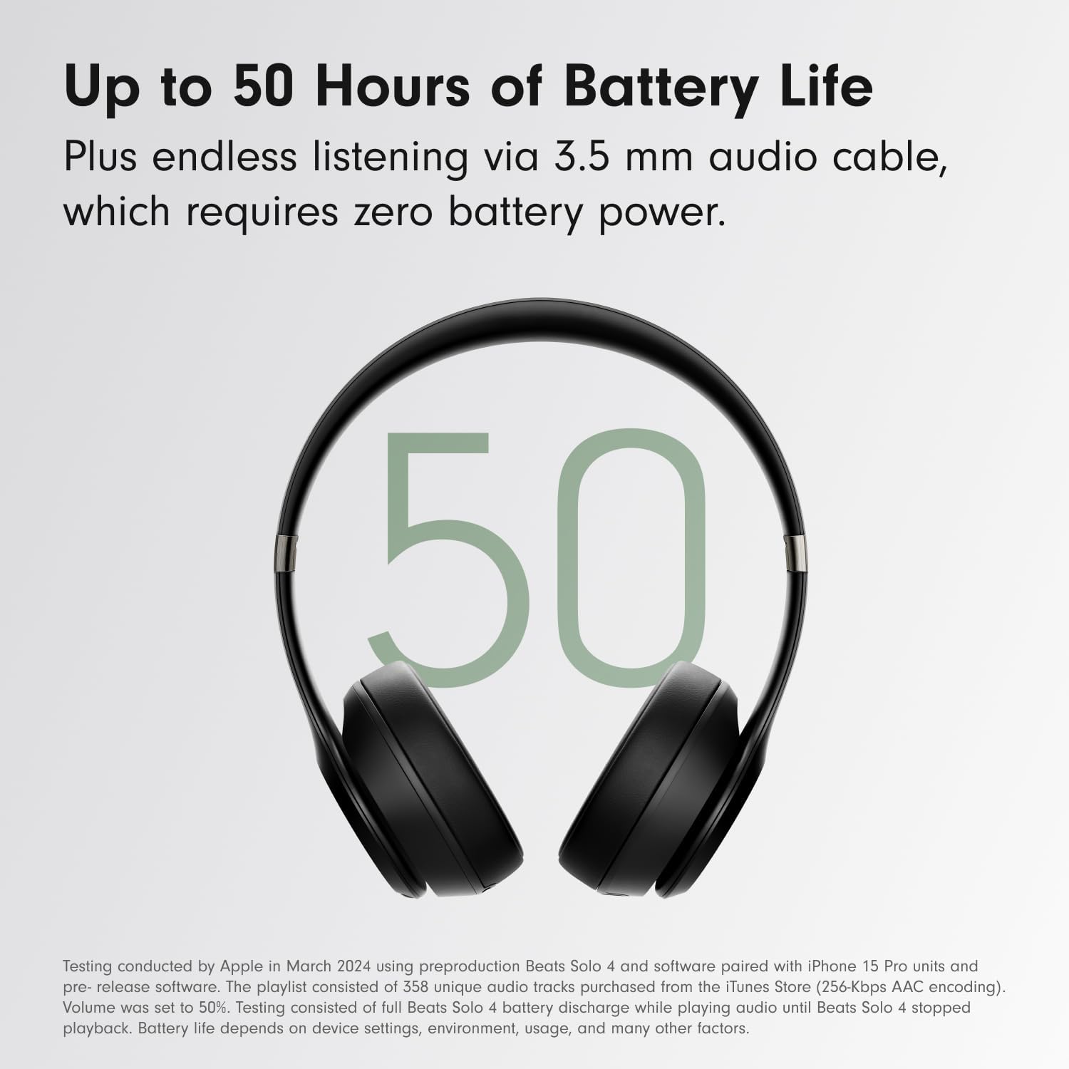 Wireless on-ear Bluetooth headphones.