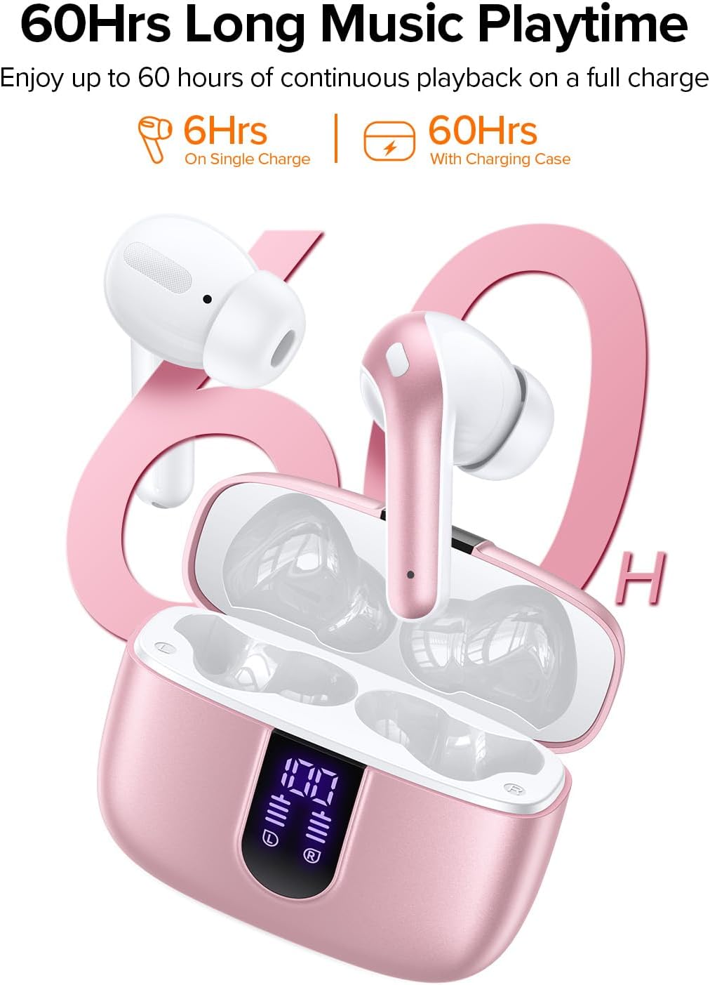 Bluetooth headphones – suitable for TVs, smartphones, laptops, and sports activities.