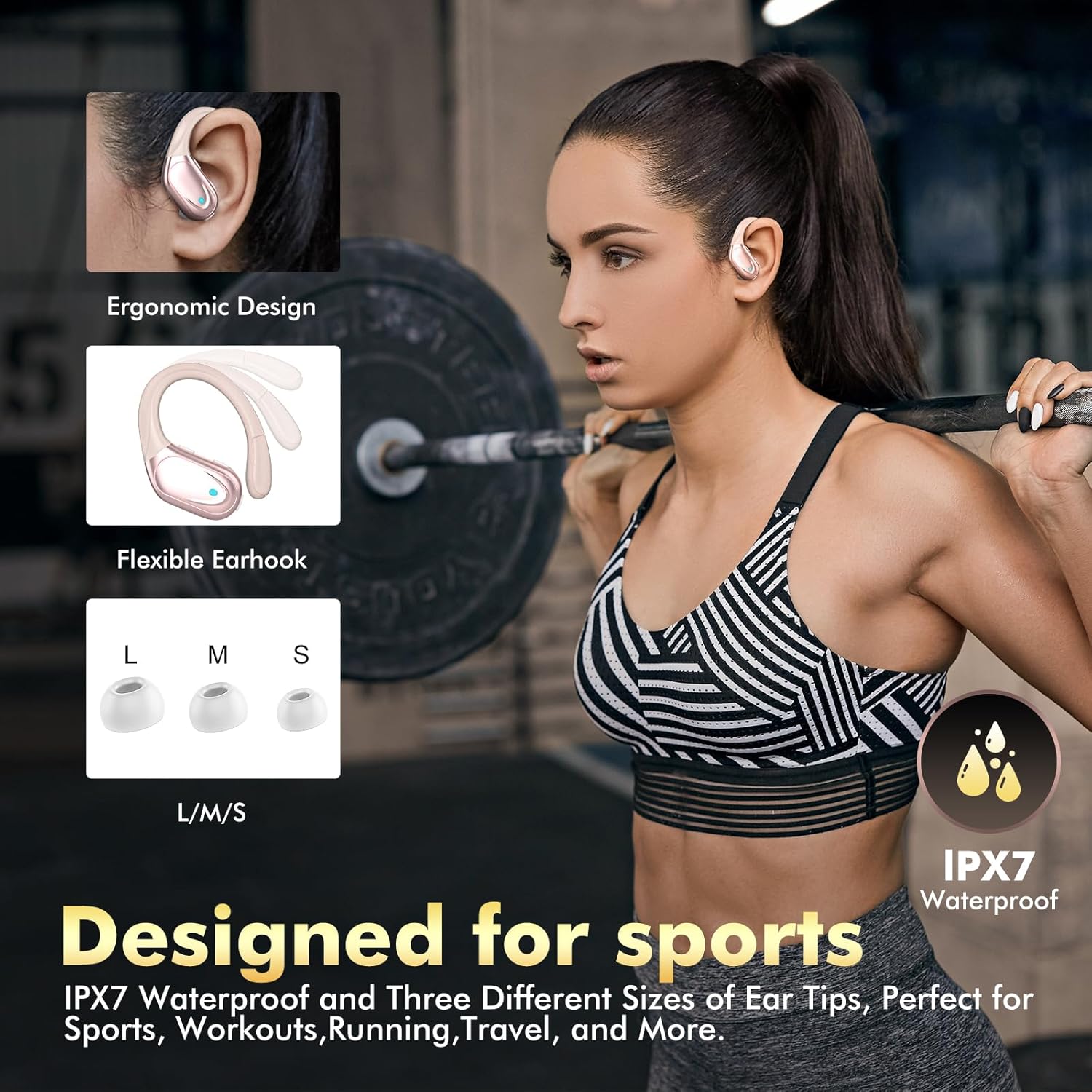Wireless Earbuds / Sports Bluetooth Headphones