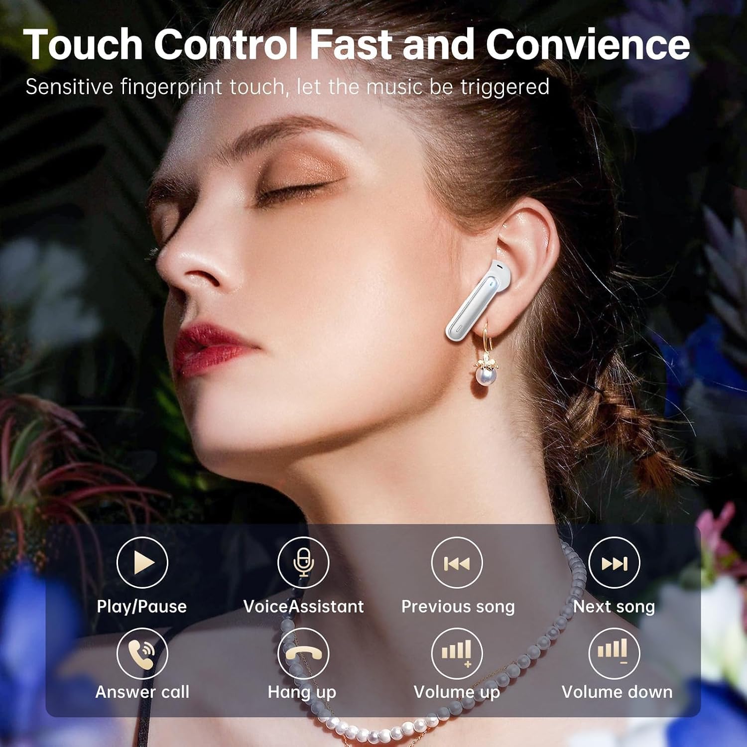 Wireless Earbuds — Bluetooth 5.3 Hi-Fi Stereo Headphones