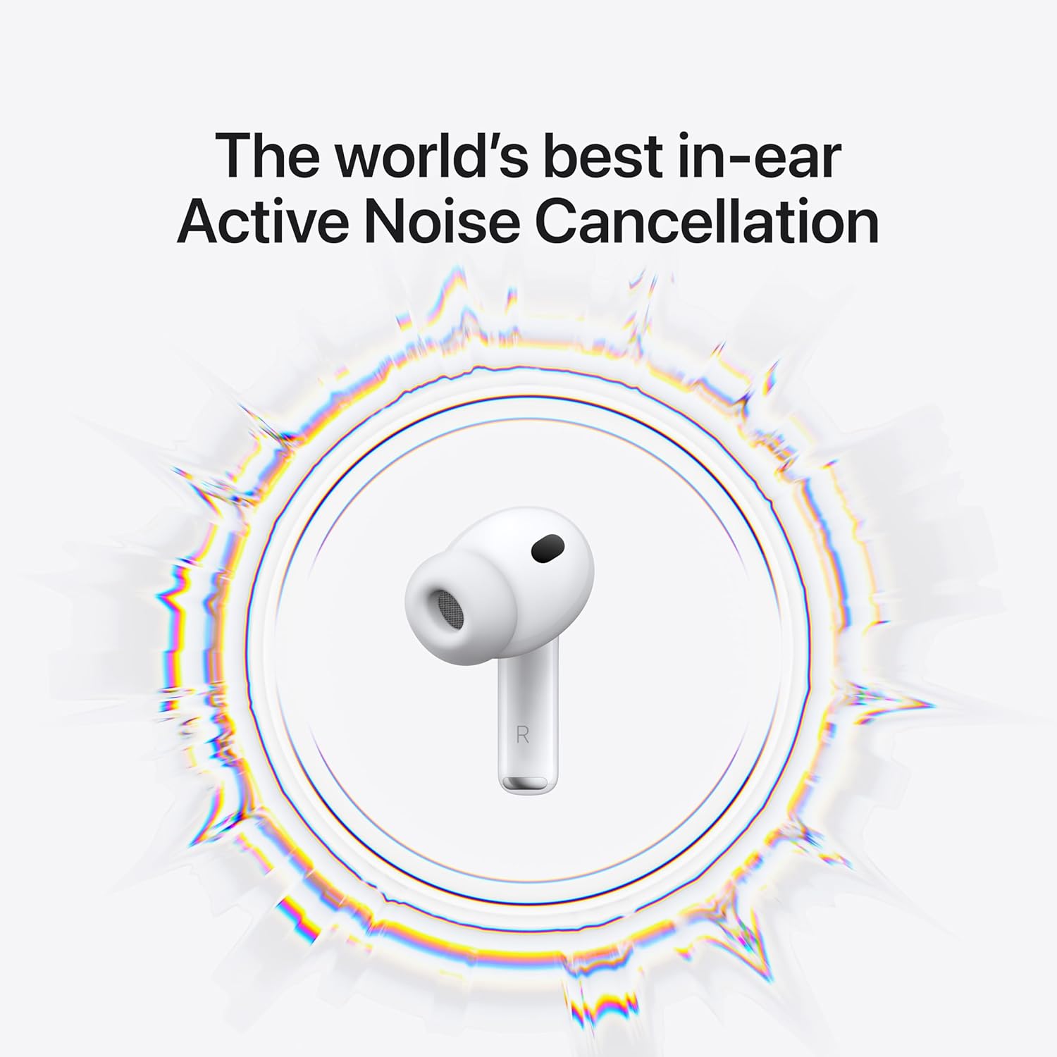 Apple AirPods Pro 3 wireless earbuds. Active Noise Cancellation.