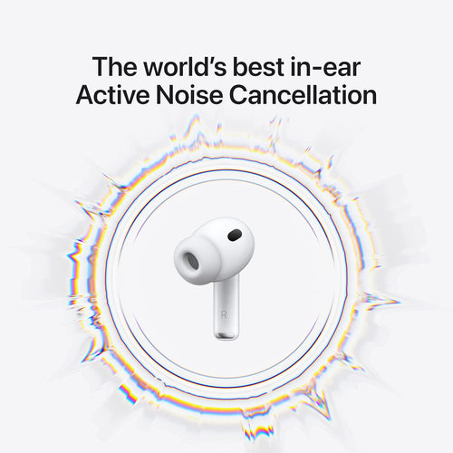 Apple AirPods Pro 3 wireless earbuds. Active Noise Cancellation.