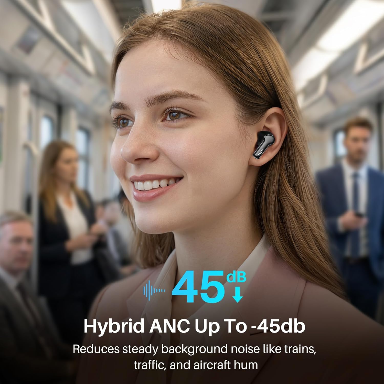 Hybrid Active Noise-Canceling Wireless Headphones
