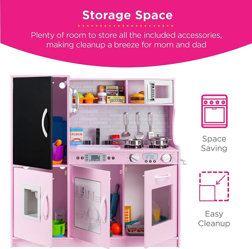 Best Pretend Kitchen Wooden Toy Set for Kids